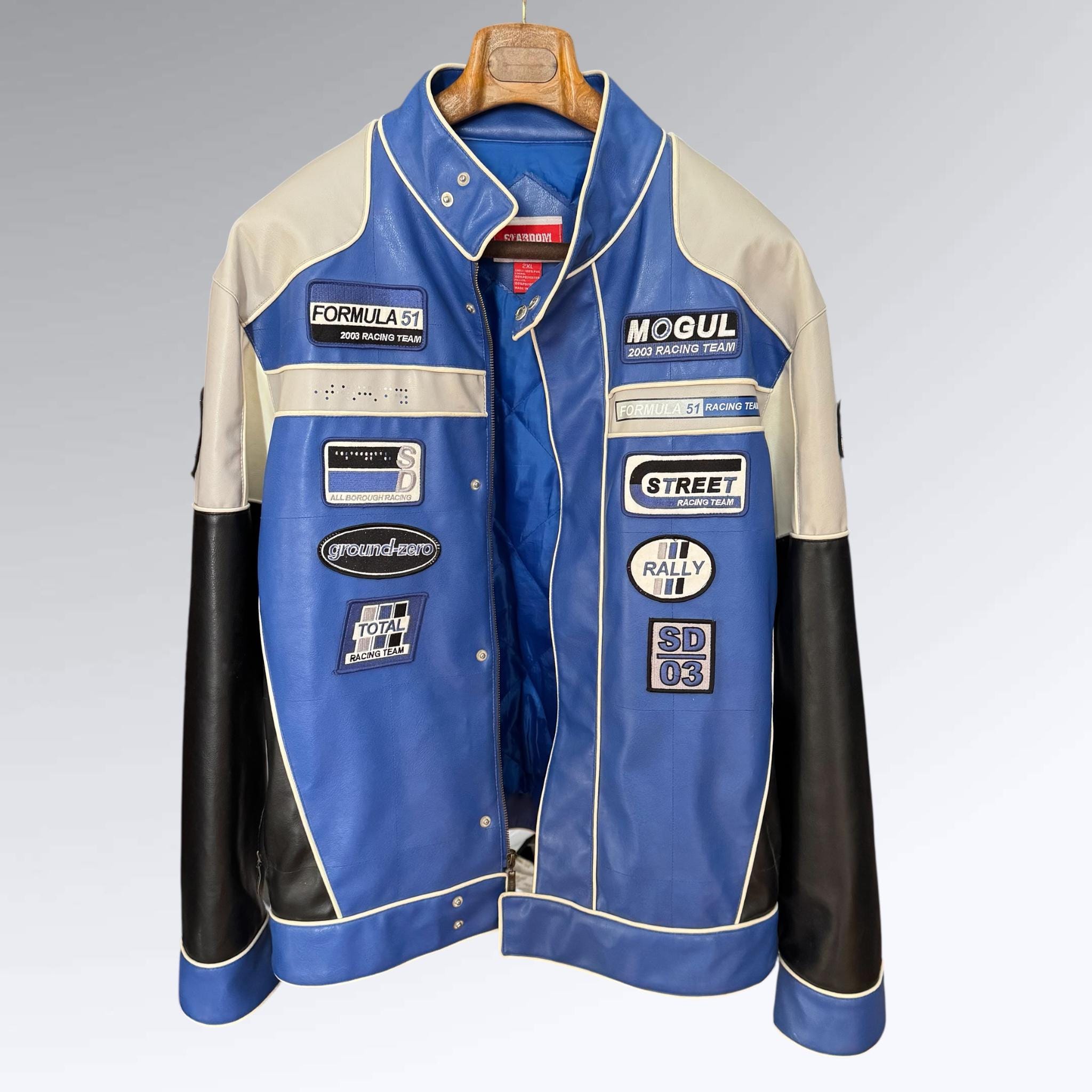 Formula 51 Racing Team Jacket: Stardom Moto Sport Style, Size XXL 