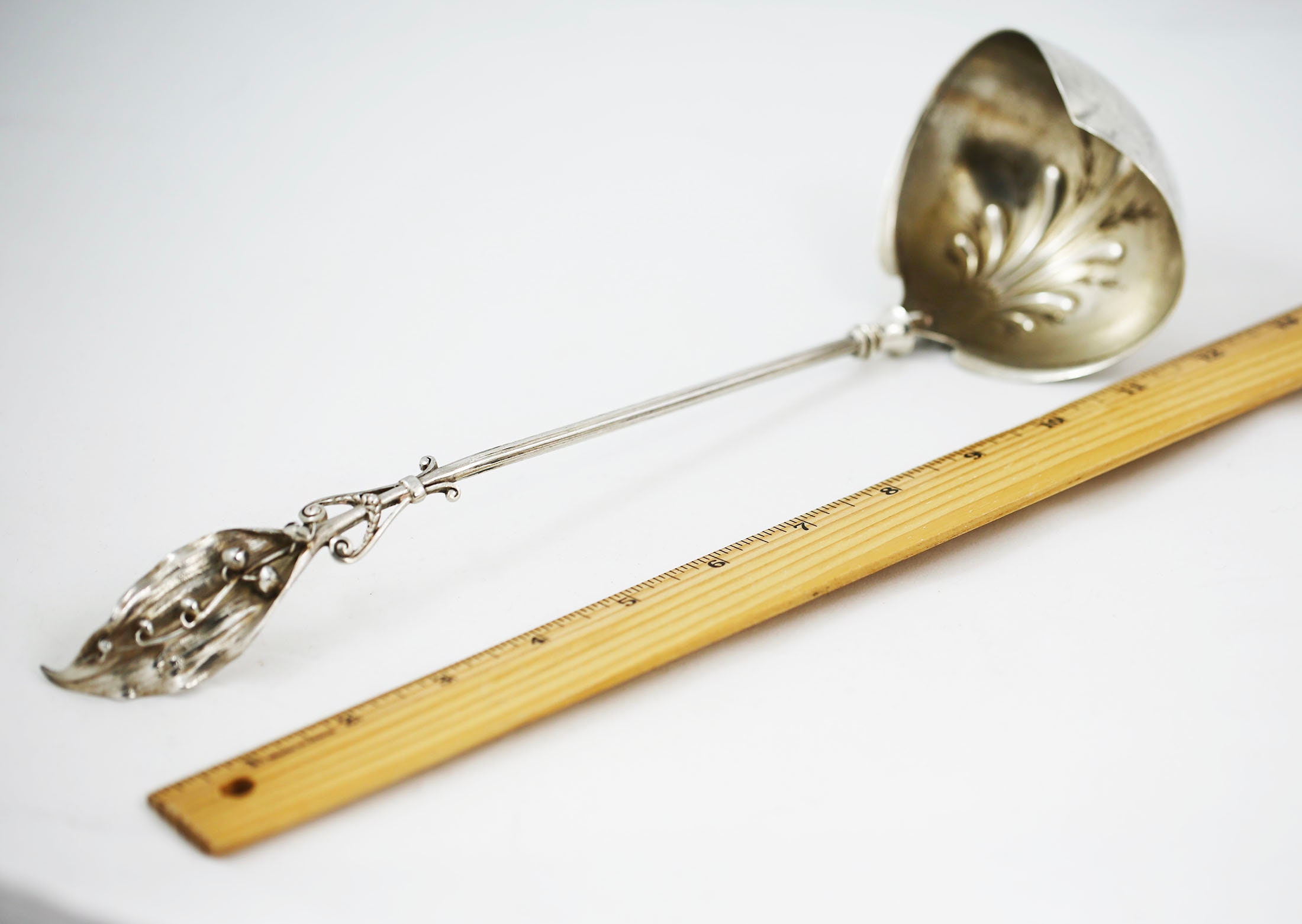 アンティーク 1865年頃 ゴーハム スターリングシルバー 大型 スズラン