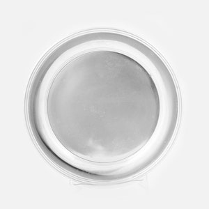 Vintage Weidlich Sterling Spoon company, silver serving Plate, nut Dish