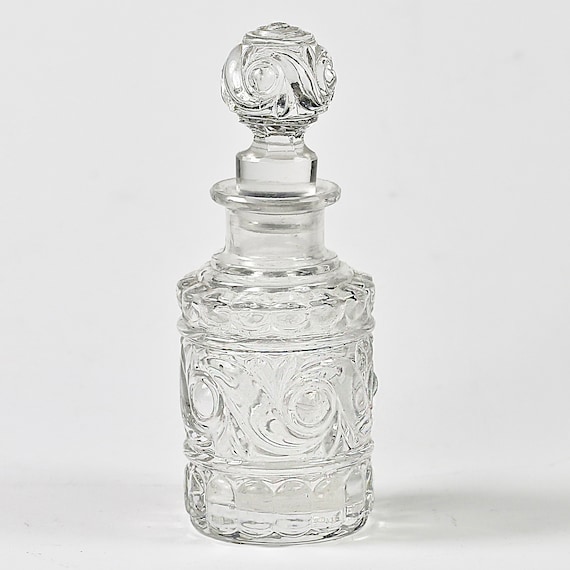 Antique French Baccarat crystal glass Perfume Bot… - image 1