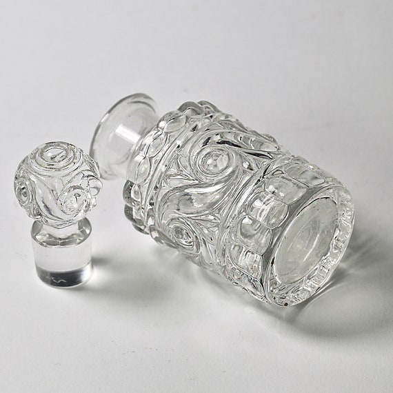 Antique French Baccarat crystal glass Perfume Bot… - image 2