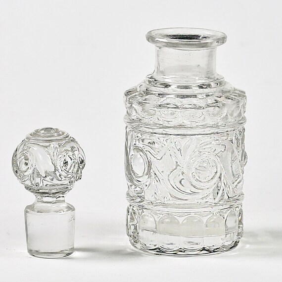 Antique French Baccarat crystal glass Perfume Bot… - image 4
