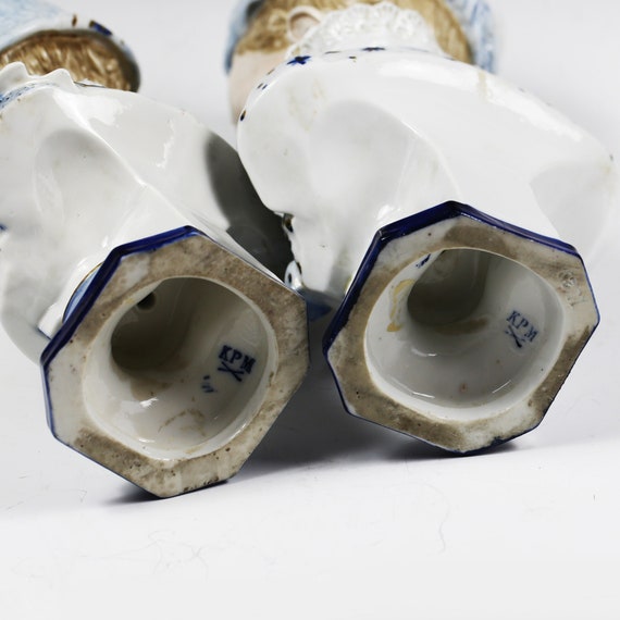 ドイツKPM白磁ベース アンティーク