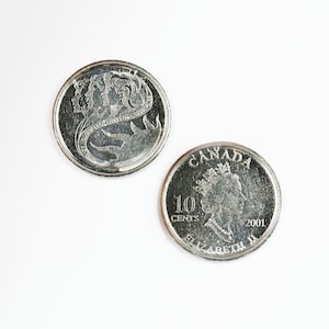 2001 Kanada 10 Cent Gedenkmünze Internationales Jahr der Ehrenamtlichen