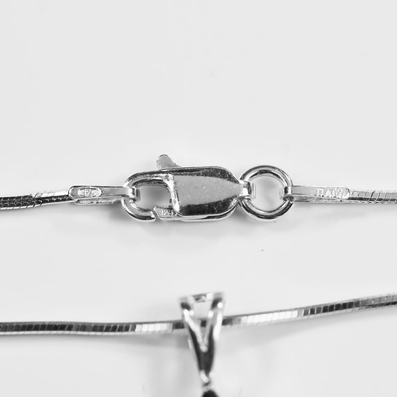 Solid 925 sterling silver snake Chain and jewelle… - image 3