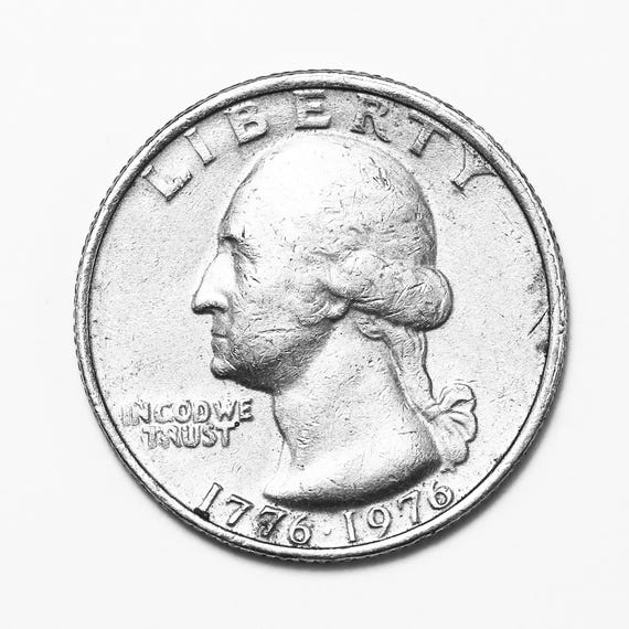 ヴィンテージ米国コイン 1776-1976 建国200周年記念クォータードル 未