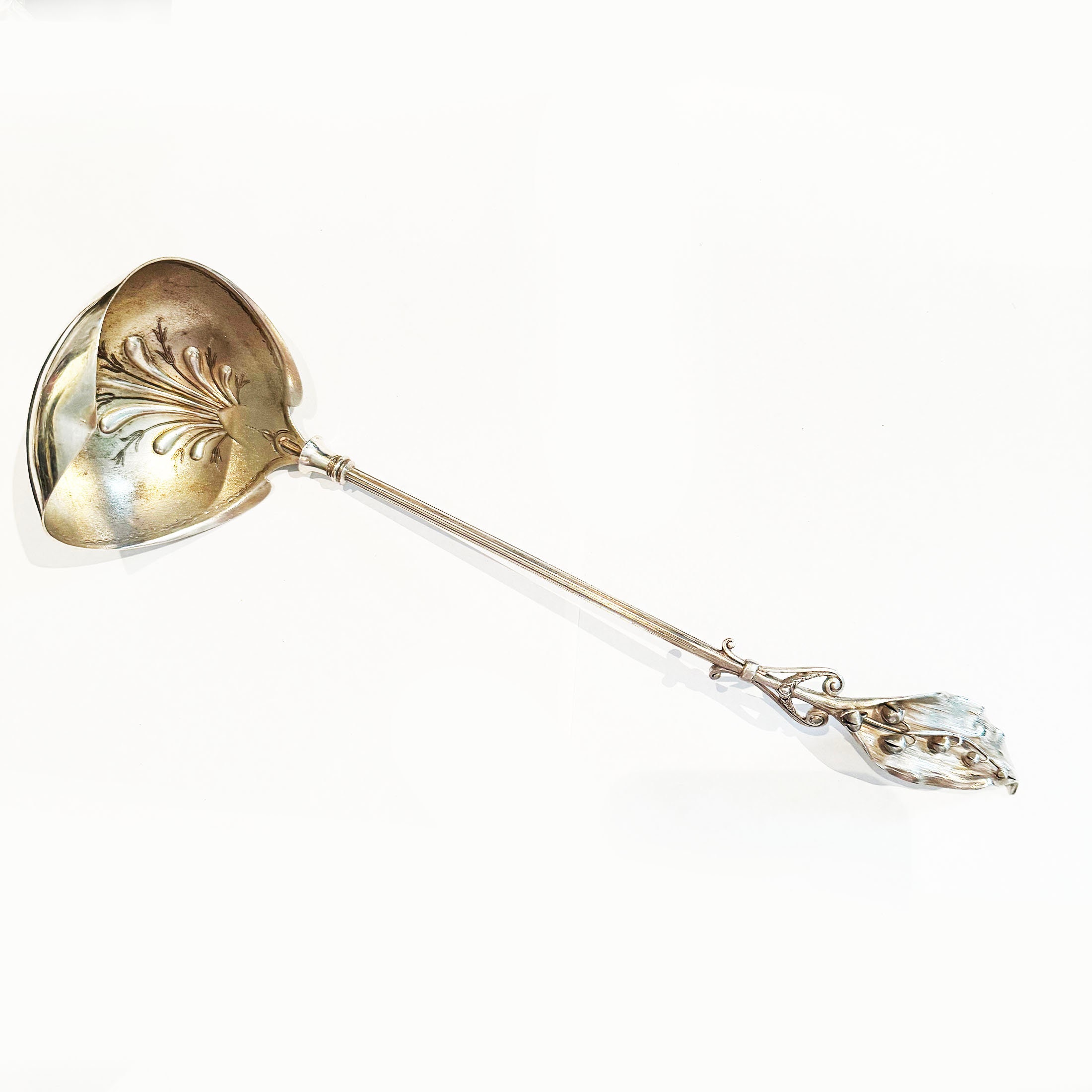 アンティーク 1865年頃 ゴーハム スターリングシルバー 大型 スズラン