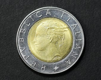 1985 500 リラ イタリア コイン、イタリア貨幣収集品、イタリア共和国