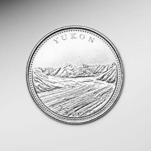 1992 Canada 25 Cent Canadian Quarter Yukon coin 125th Anniversary of the Canadian Confederation