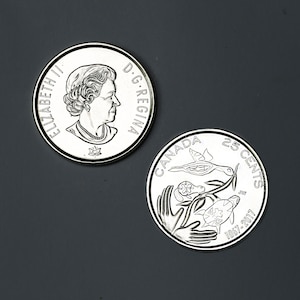 Canadian 25 cent JW coin Commemorative Hope for a Green Future, Canada 150 series