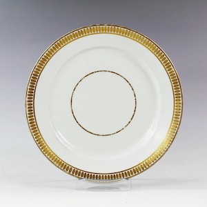 Antique Worcester Chamberlain Porcelain Plate: 18th Century English Pottery