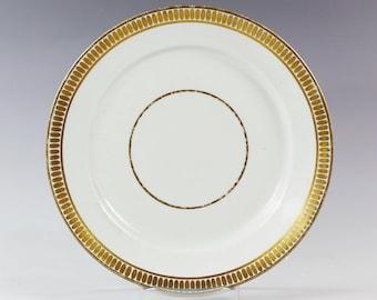 Antique Worcester Chamberlain Porcelain Plate: 18th Century English Pottery