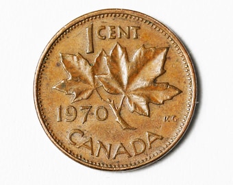 カナダ 1991 1セント銅貨 1カナダペニー - Etsy 日本