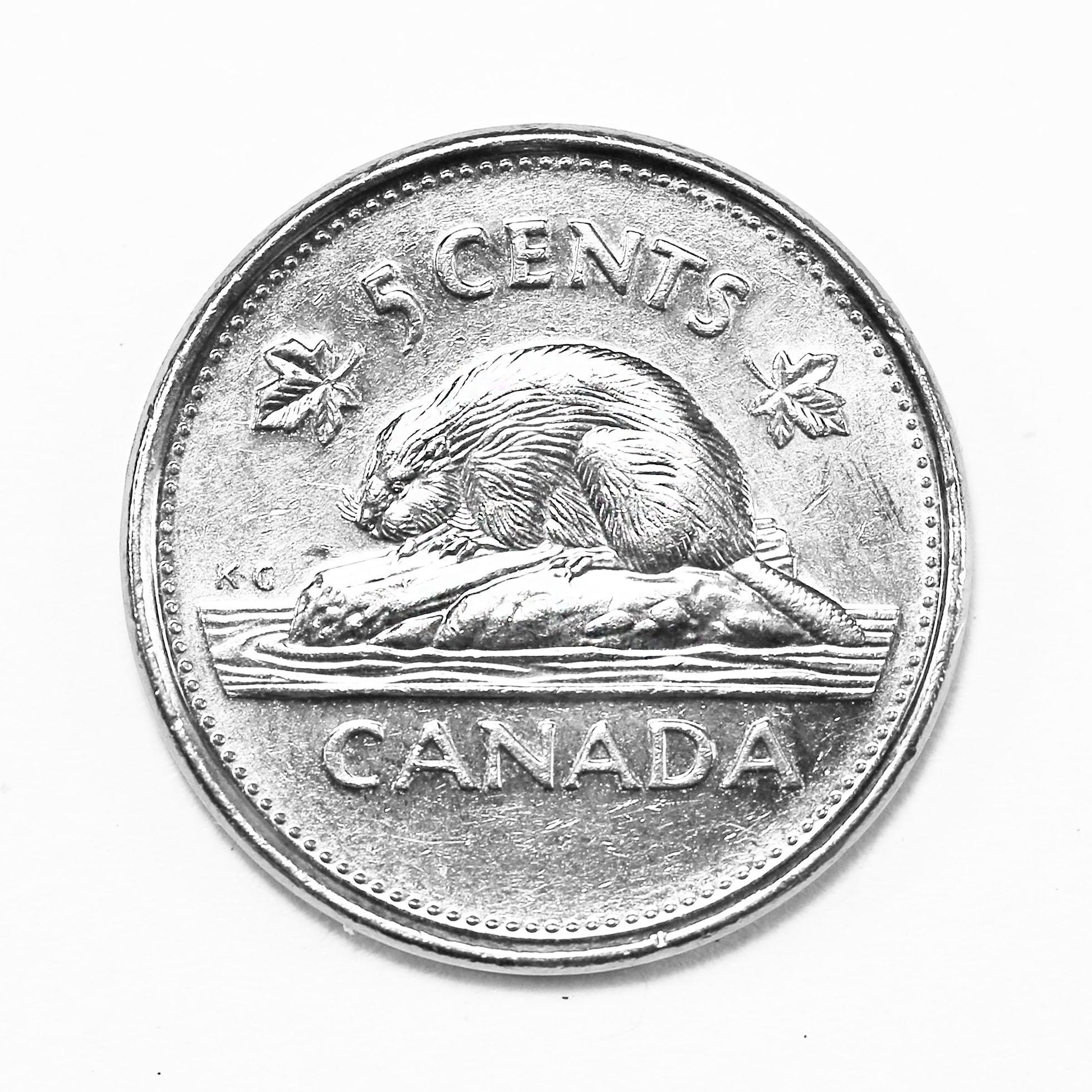 2002 Canada 5 Cents - Elizabeth II Golden Jubilee of the Accession