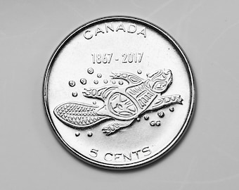 コレクターズアイテム 1964年カナダ 1セント銅貨、1カナダペニー貨