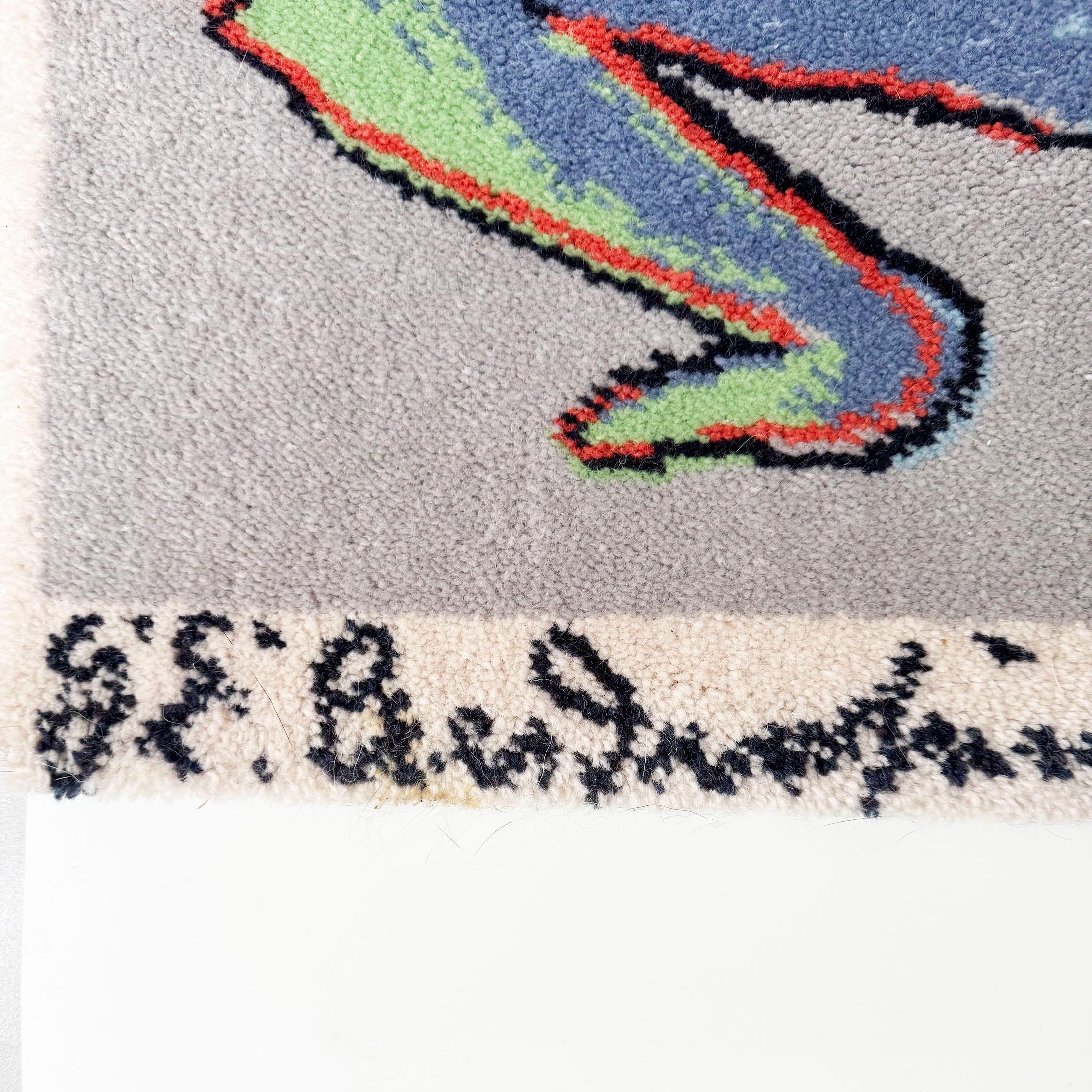 Andy Warhol 'pierrot' Wool Rug: Ltd Edition Wall Hanging Art - Etsy
