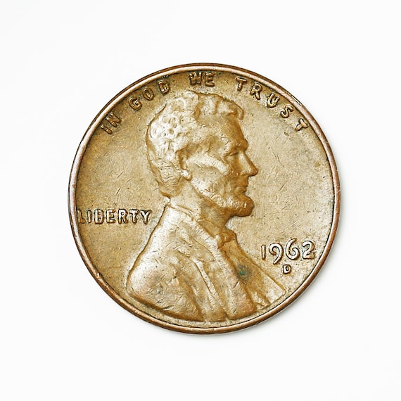 1962年 D リンカーン記念ペニー 1セント 米国コイン - Etsy 日本 1962年 D リンカーン記念ペニー 1セント 米国コイン - Etsy 日本