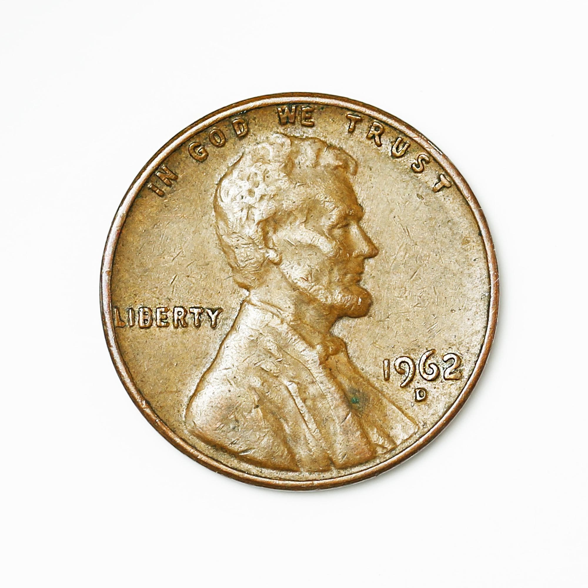 1962年 D リンカーン記念ペニー 1セント 米国コイン - Etsy 日本