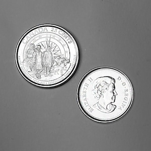 2013 Canada 25 Cent Commemorate Canadian Arctic Expedition Canadian Quarter coin