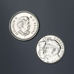 2005 P Canada 25 Cent Commemorate Year of the Veteran Canadian Quarter coin