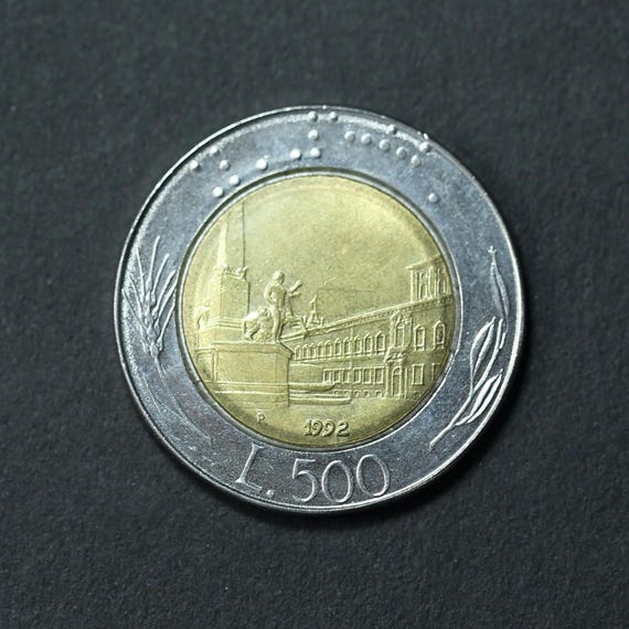 1985 500 リラ イタリア コイン、イタリア貨幣収集品、イタリア共和国