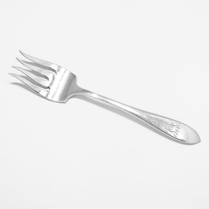 Antique R.Wallace & Son Co. sterling silver serving, sardines Fork