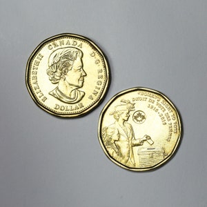 2016 1 Dollar Elizabeth II Women's Right to Vote Loonie Canadian 1 Dollar Coin