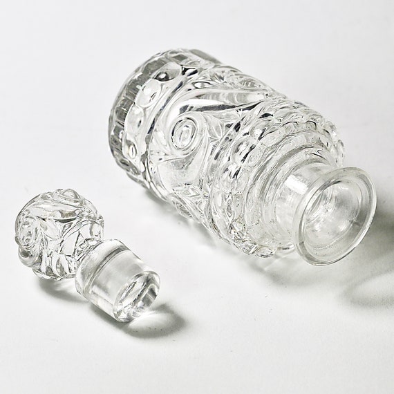 Antique French Baccarat crystal glass Perfume Bot… - image 3
