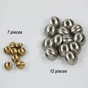 Wholesale Metal Buttons: Gold & Silver DIY Clothing Set (19pcs