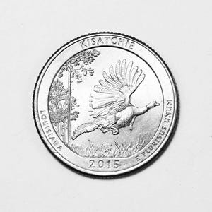 2015 D Kisatchie National Forest Quarter: Louisiana State Coin, Washington quarter