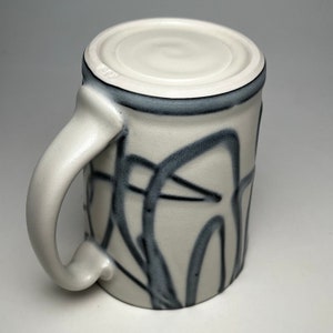 White Pollock series Cylinder Mug image 4