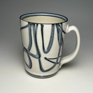 White Pollock series Cylinder Mug image 1