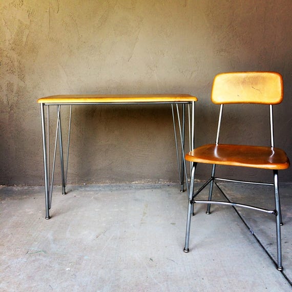 Heywood Wakefield Trimline Desk And Chair By Kem Weber Etsy