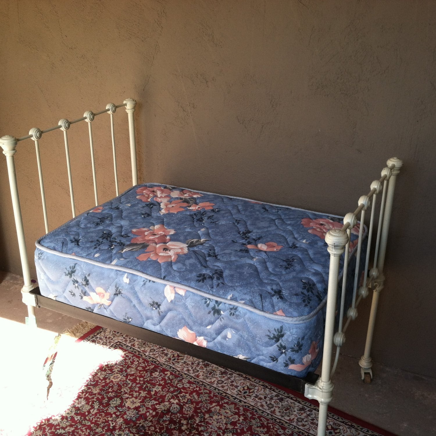 Antique Iron Miniature Baby Bed with Custom Made Mattress Etsy