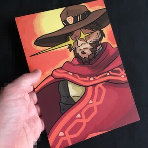 Mccree Overwatch // A5 Art Print // High Noon Ultimate // - Etsy