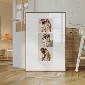 Regalo de cumpleaños personalizado para el mejor amigo, regalo de cumpleaños personalizado para el mejor amigo, impresión fotográfica personalizada para fotomatón, impresión fotográfica del mejor amigo