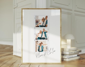 Anniversary Gift Custom Polaroid Print, Custom Polaroid Print 1st Anniversary or Valentine’s Day Gift for Her or Him, Paper Anniversary