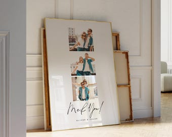 Personalised COUPLES Photo Print, Me and You Photo Gift, Custom Photo Gift Print, Him and Her Photo Gift Ideas, Couples Gift With Photo