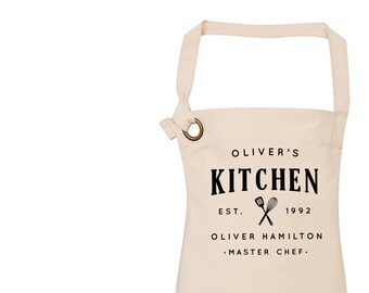 Gift ideas for Him | Aprons for Men | Gift ideas for Her | Aprons for Women | Master Chef Apron | Personalised Apron for Men and Women