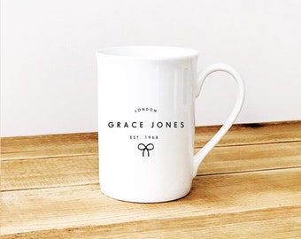 personalised mug etsy