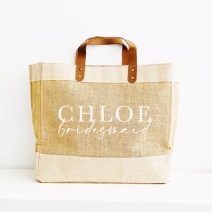 Personalisierte Brautjungfer Tasche, Trauzeugin, Brautjungfer Geschenk, Brautjungfer personalisierte Tasche, Geschenkideen für Brautjungfer, Trauzeugin, Braut