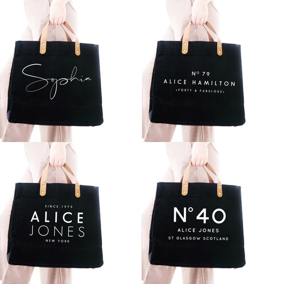 40th Birthday Gift Tote Bag Shopper Shopping Custom add Name of choice 1979