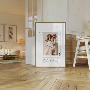 Impresión de cartas de mejor amigo, regalo fotográfico de moda para mejor amigo, ideas de regalo para mejores amigos, impresión fotográfica de regalo para ella, arte de pared de moda para mejores amigos