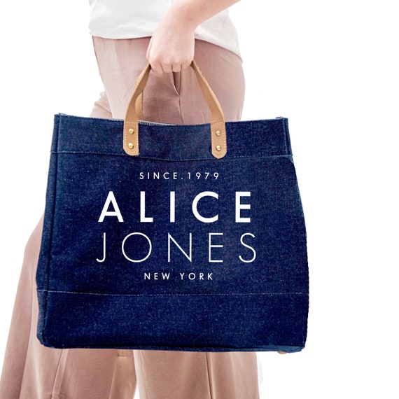 Personalised Denim Bag Custom Denim 