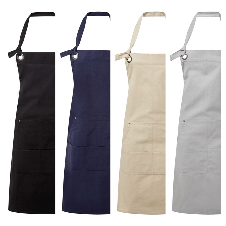 Personalised Apron With Pockets Logo Design Apron Aprons Etsy