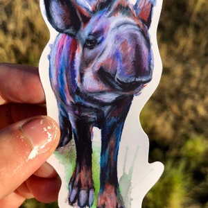 Pegatina del tapir sudamericano