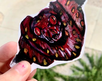 Schlangen Sticker | Python Sticker | Reptilien Sticker | Schlange Laptop Sticker | Laptop Sticker | Tiersticker | Nerd Geschenke | Exotische Haustiere