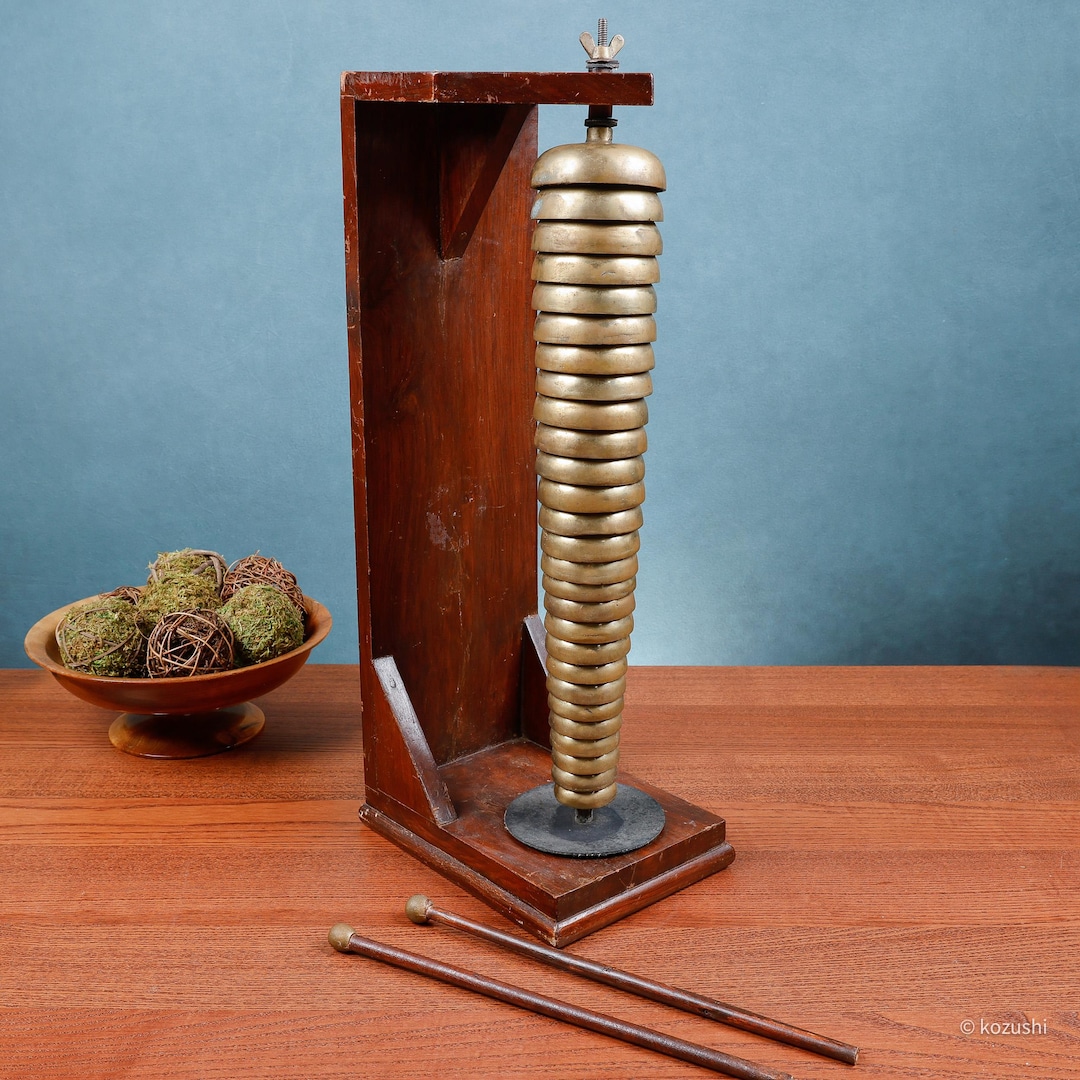 Vintage 1960s Large Chinese Bell Tree From Carroll Sound, 21