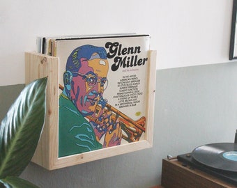 Wall vinyl record frame | Vinyl LP Storage | Vinyl display | Record Storage | LP Record Stand | Gift for home