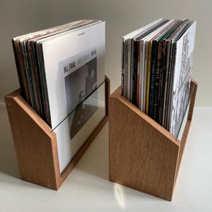 Vinyl record storage | Vinyl Records shelf | Desk vinyl record storage | Wall Record Storage, LP Record Stand image 12